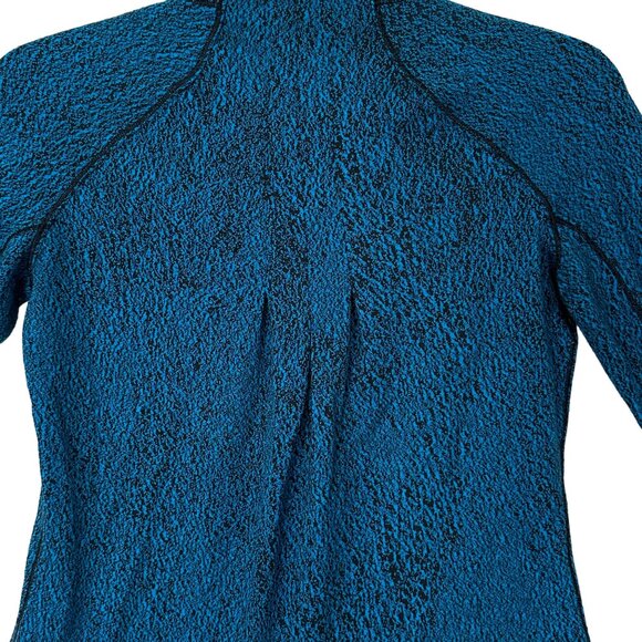 Lululemon Rush Hour Running Luon Spray Jacquard Shocking Blue Rulu 4 Pullover - Picture 10 of 11